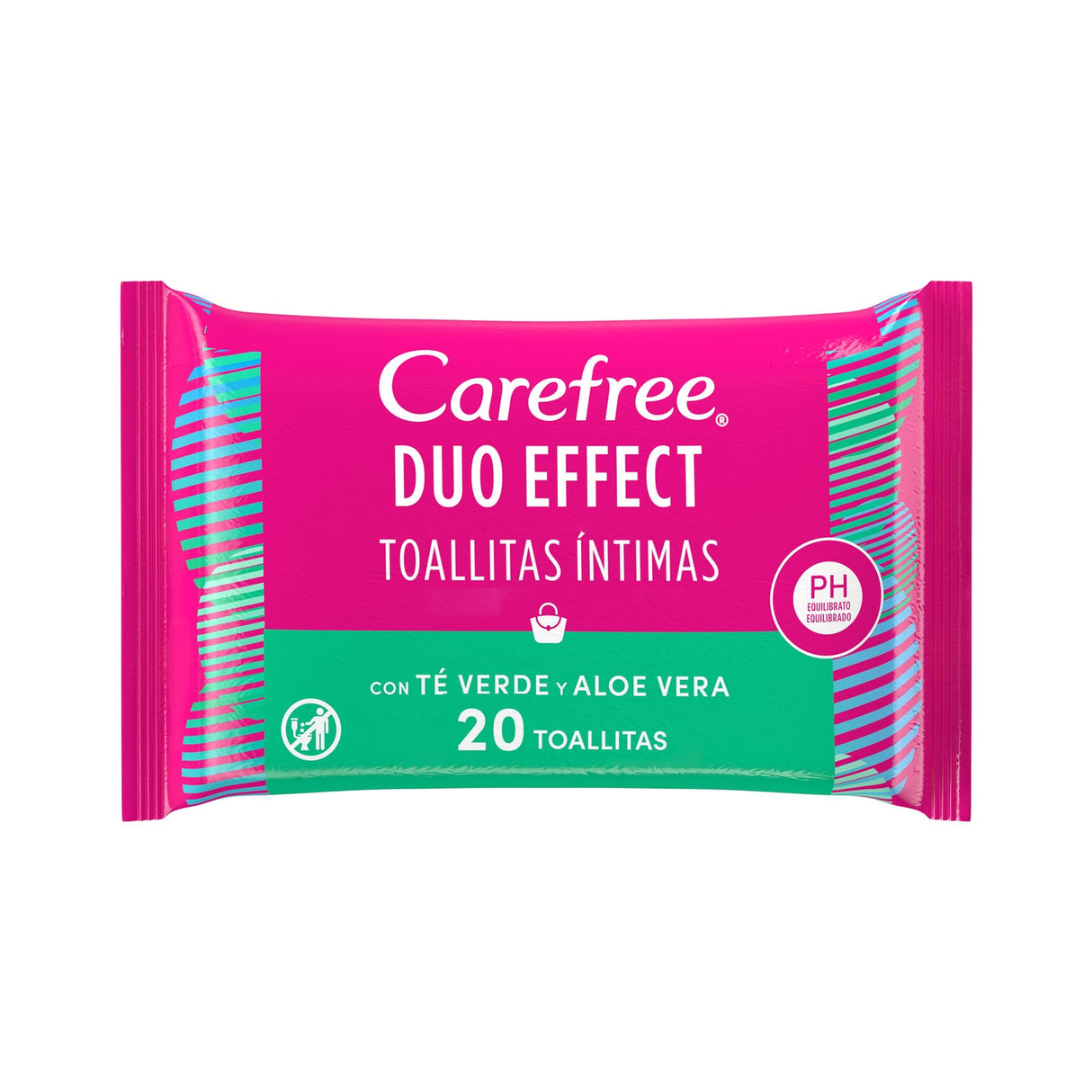 CAREFREE TOALHITAS INTIMO ALOE VERA C/20