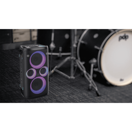 Coluna Portátil Hisense Party Rocker One – Bluetooth, Luz LED, Bateria Recarregável, Entrada USB/AUX – 80W RMS