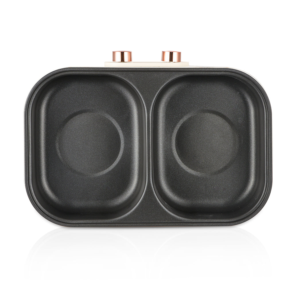 RAF Multi Função Panela Elétrica Com Dual 1000W Poder Duplo Sabor Hot Pot 6L Capacidade Uniforme de Calor e Fácil de Limpar