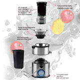 RAF R.2823 4 EM 1 Extrator de Espremedor de Aço Inoxidável, Liquidificador, Moedor, Picador & Triturador de Gelo para Smoothie - 1000W