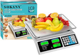 Balança de Alimentos de Cálculo de Preços Sokany SK-19020