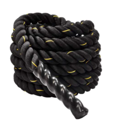 CORDA DE NYLON PRETA 38 MM * 9 M DE COMPRIMENTO