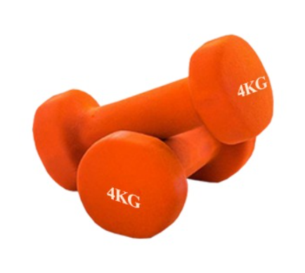 HALTERES DE NEOPRENE 4KG