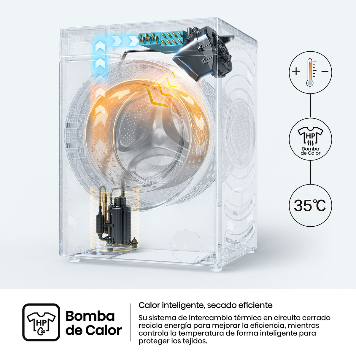 HISENSE MAQ. LAVAR E SECAR 12/8 KG 1400RPM