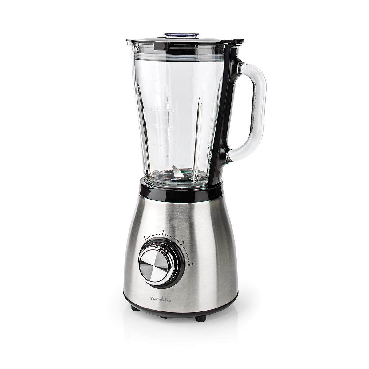 Liquidificador NEDIS KABL350CAL (800 W - 1.5 L - Preto e Prateado) KABL350CAL