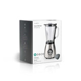 Liquidificador NEDIS KABL350CAL (800 W - 1.5 L - Preto e Prateado) KABL350CAL