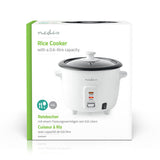 Panela De Arroz KARC06WT | 0,6 l | 300 W | Revestimento antiaderente | Recipiente removível | Desliga automáticamente