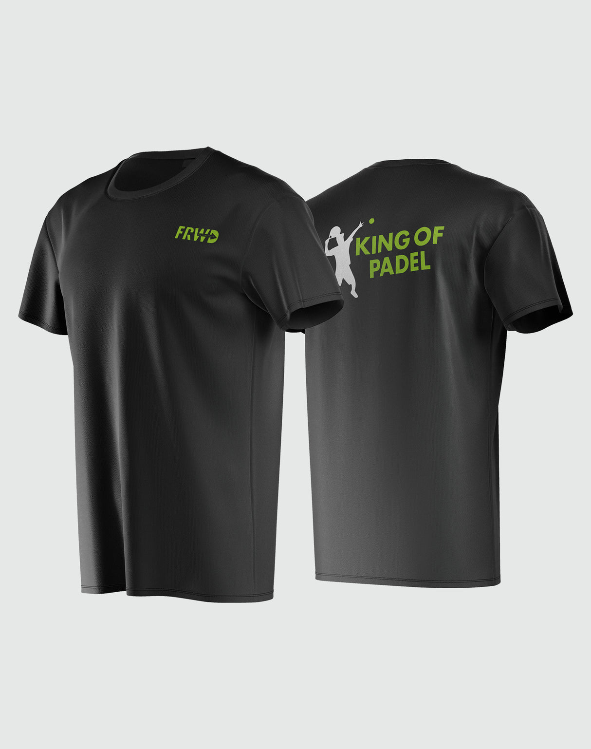 Camiseta preta King Of Padel FRWD para homens Tamanho L