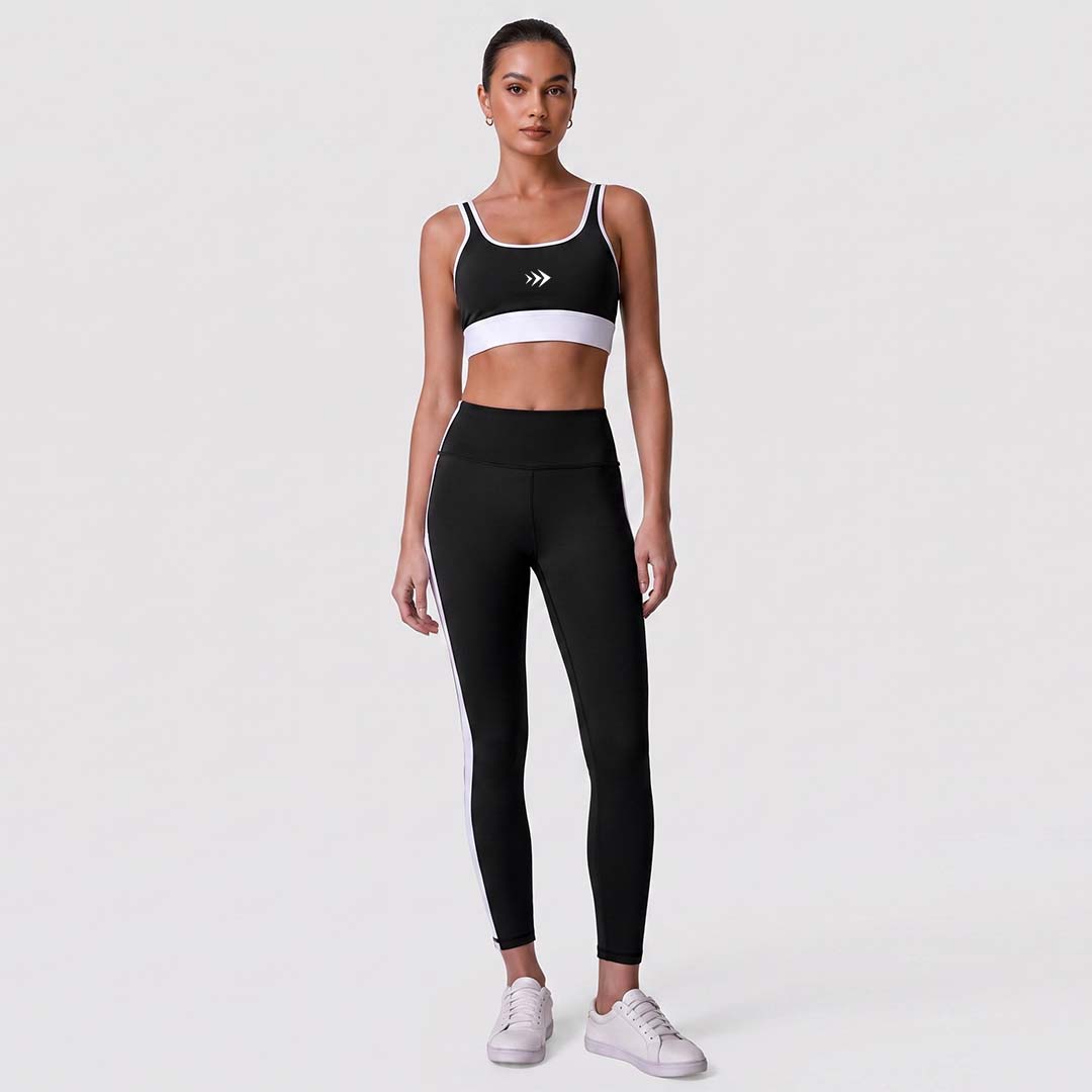 CONJUNTO FITNESS FEMININO SCULP PRETO L