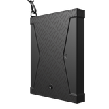 Levelo Offshore Porta-Passaporte em Pele – Preto