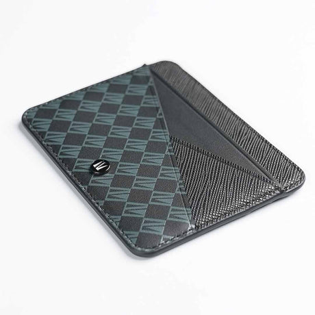 Levelo Tuxedo Porta-Cartões em Pele Genuína – Preto