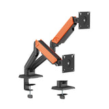 Suporte de Secretária Gaming Full-Motion para Duplo Monitor