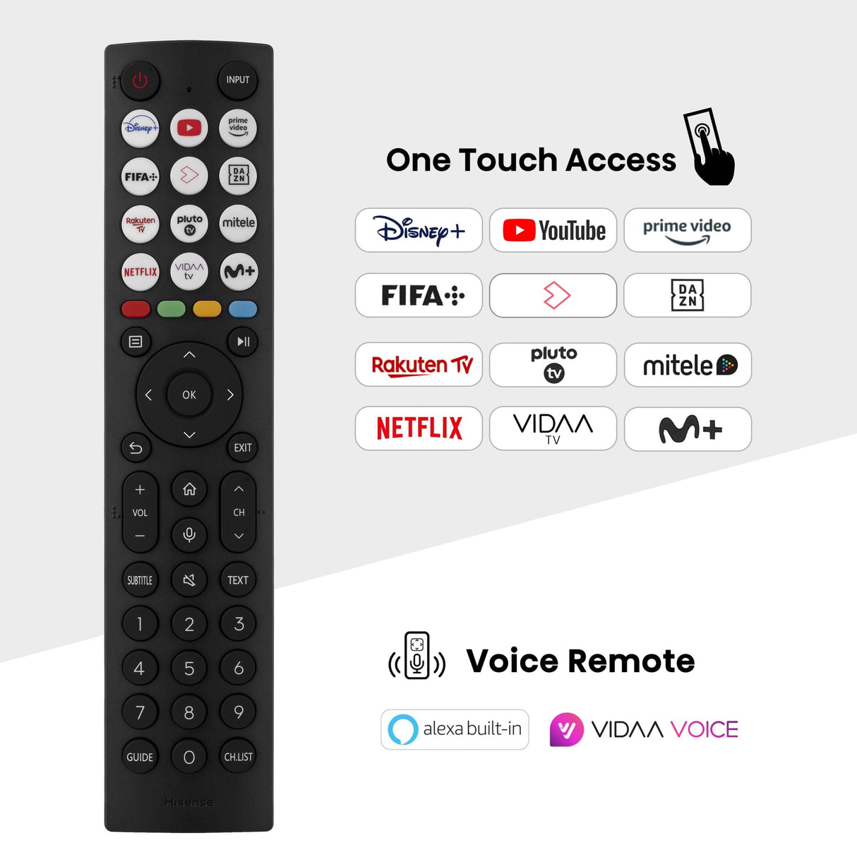 TV Hisense 55” 4K UHD Smart VIDAA