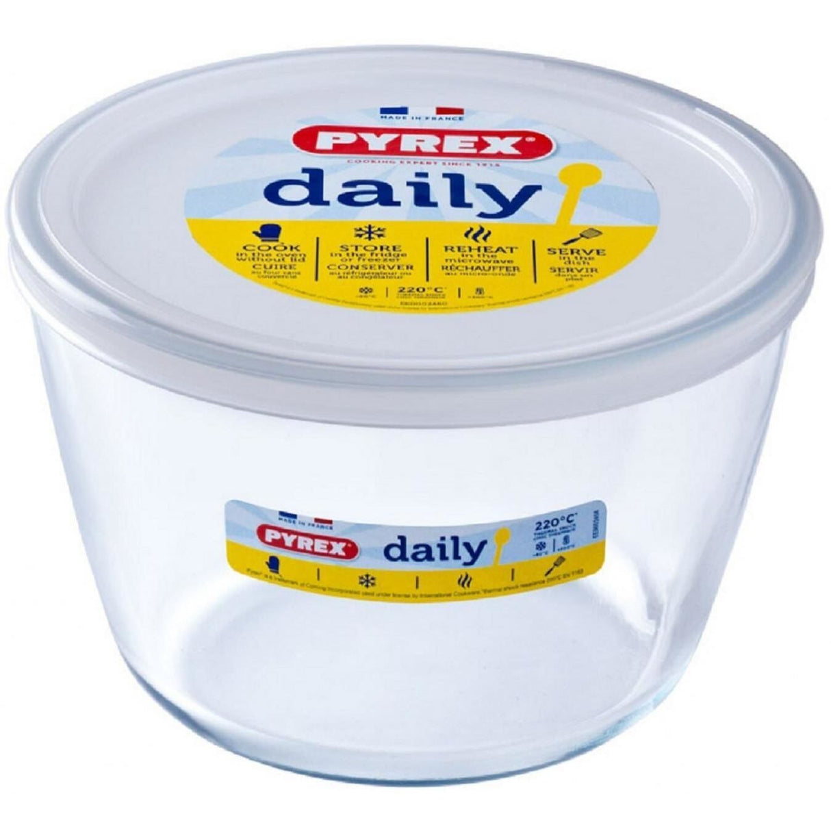 PYREX TIGELA DE VIDRO ROD 16LT COM TAMPA - 155P000/3044