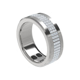 Anel de Senhora Porodo Smart Wearable - Prata – Tamanho 8 – Prateado