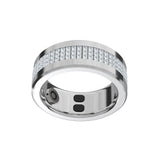 Anel de Senhora Porodo Smart Wearable - Prata – Tamanho 8 – Prateado
