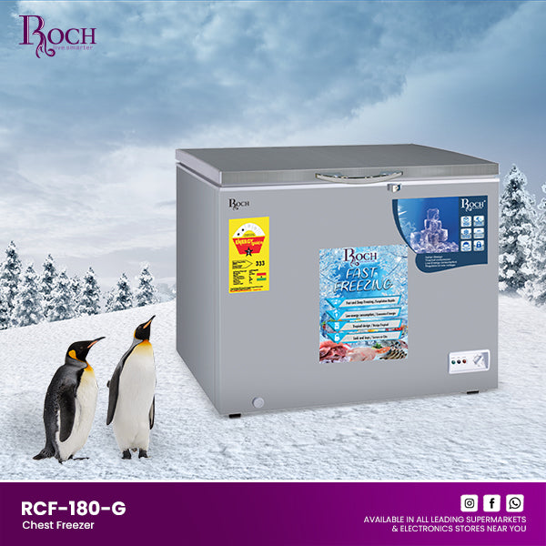 ROCH Arca Chest Freezer (RCF-180-G)