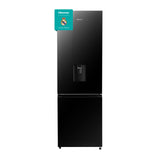 Frigorífico Combinado Hisense 305L Inox – Dispensador de Água, Total No Frost, Controlo Digital – Modelo H450BMIB