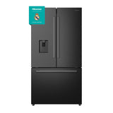 Frigorífico Hisense Side by Side 575L Inox – Multi Air Flow, Dispensador de Água – Modelo H760FSB