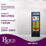 Geladeiras ROCH 260 Ltrs. (RSF-260-O)
