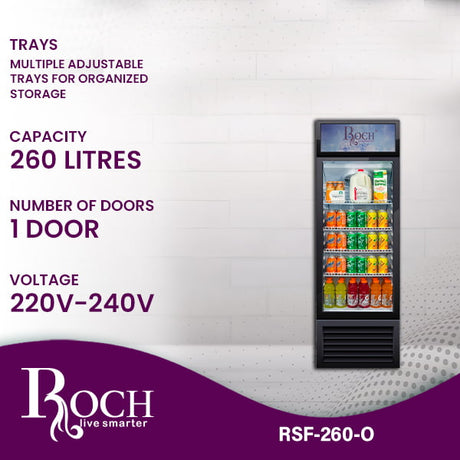 Geladeiras ROCH 260 Ltrs. (RSF-260-O)