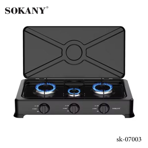 Sokany SK-07003, Fogão a Gás Portátil Três Queimadores