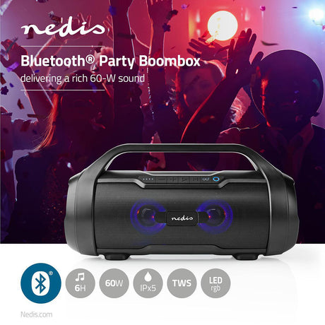 Coluna Portátil Boombox Bluetooth® Party SPBB310BK