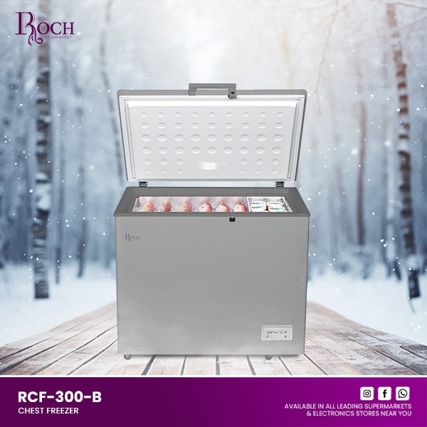 ROCH Arca Chest Freezer (RCF-300B-B)