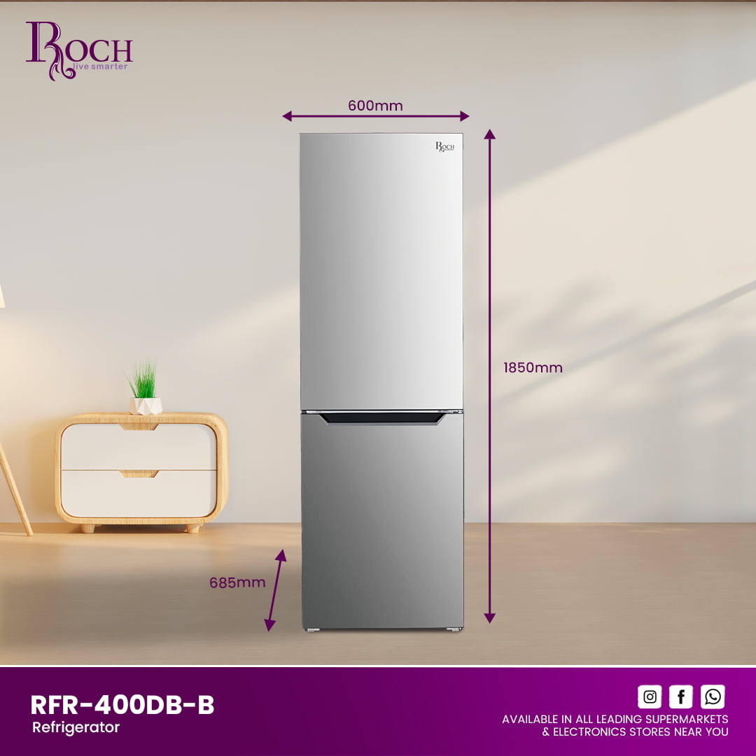Refrigeradores ROCH 320 Ltrs. (RFR-400DB-B)
