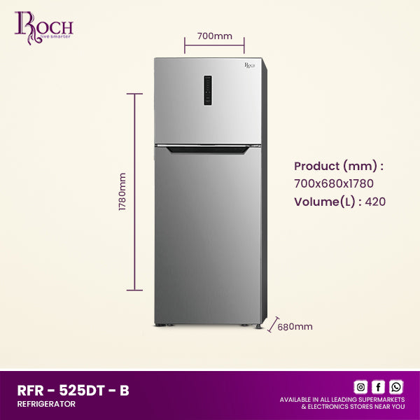 REFRIGERADOR ROCH 525L