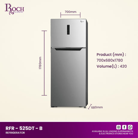 REFRIGERADOR ROCH 525L