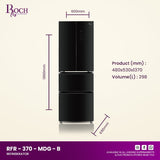 Refrigeradores ROCH 298 Ltrs. (RFR-370-MDG-B)