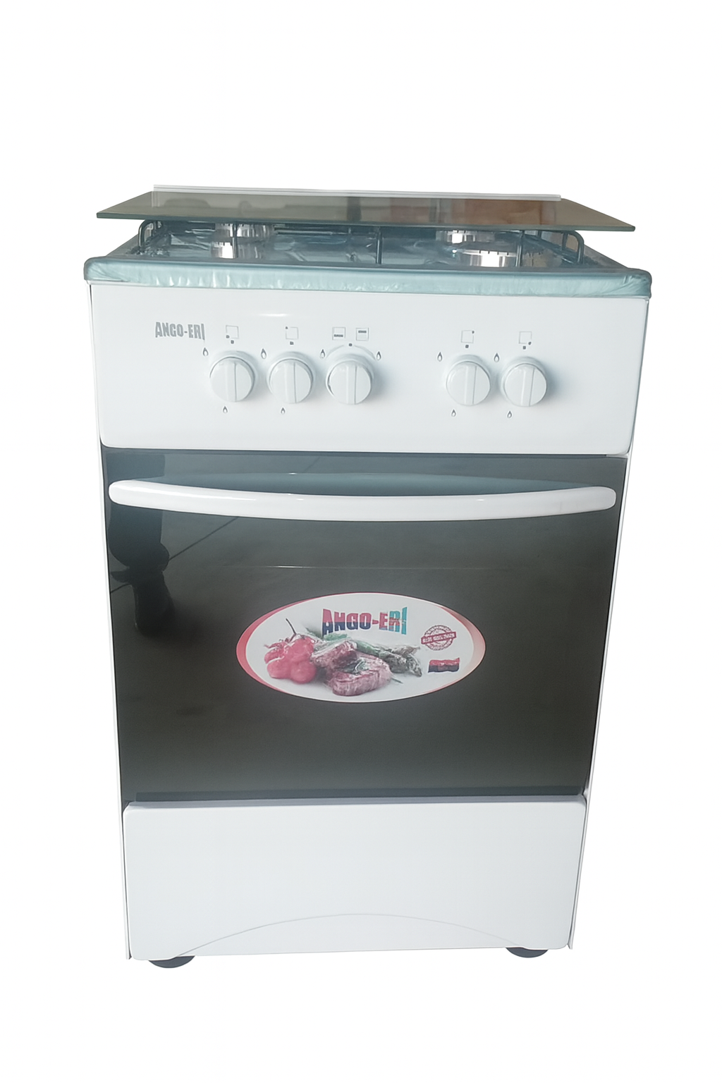 FOGÃO A GAS, 4 BOCAS, 50X50CM, MAIOR, COM 2 FORNO, COR BRANCO