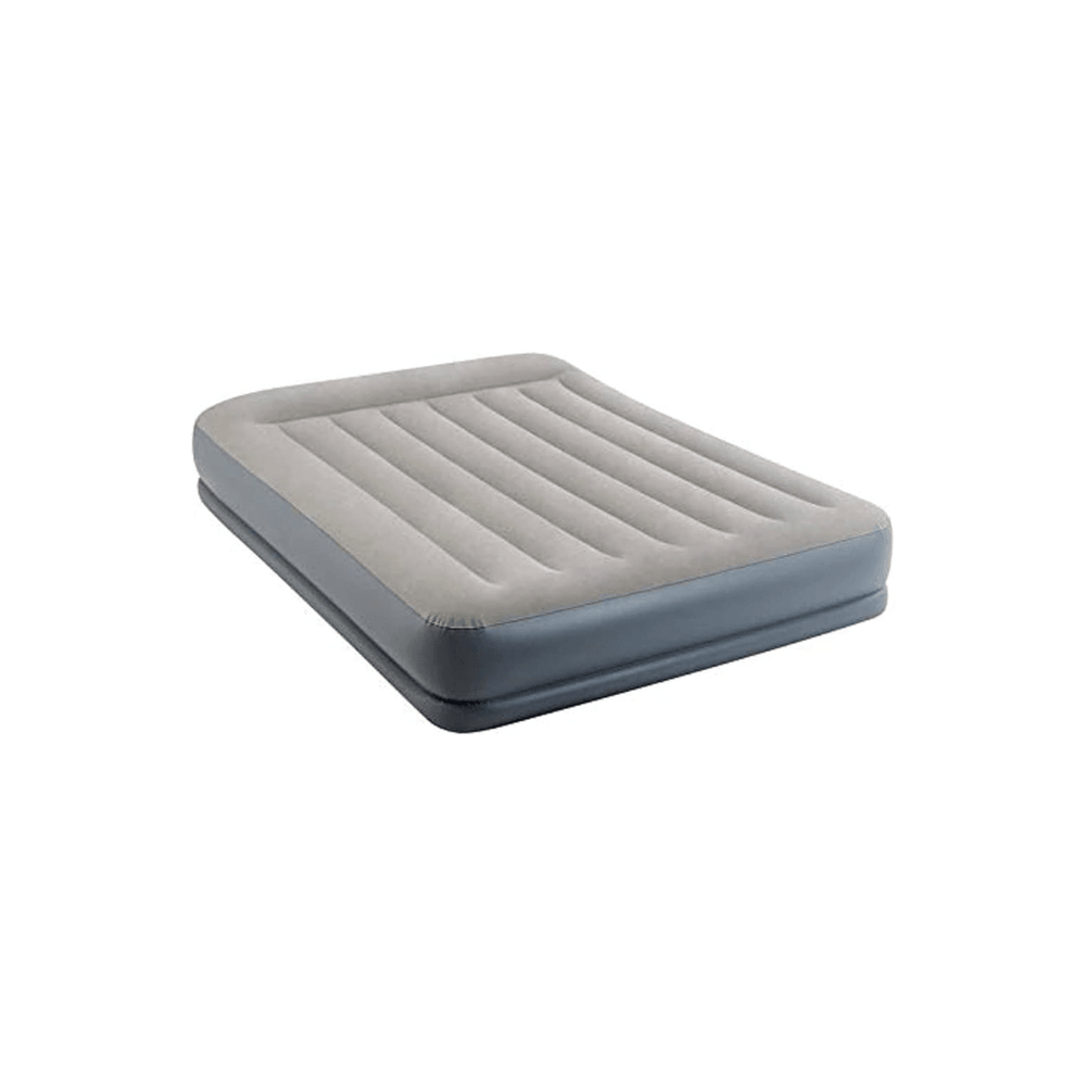 INTEX Colchão de ar inflável Queen Com Inflador Interna 203x152x30 cm
