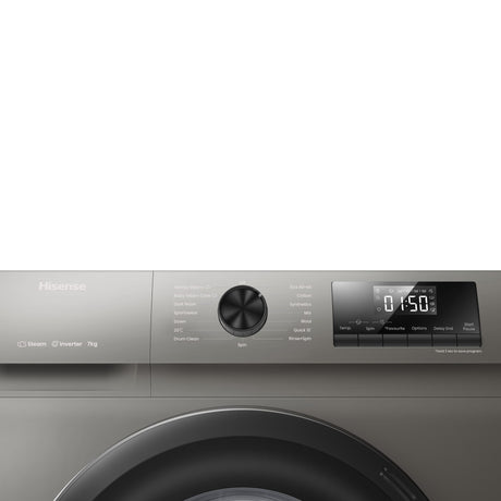 Máquina de Lavar Roupa Automática com Carregamento Frontal de 9 kg I Hisense WFQP9012VMT