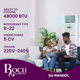 Ar condicionado de gabinete ROCH 48000 BTU R-22 (GU-RM48KFL)