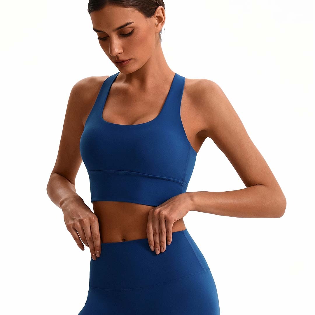 COLAN CURTO FITNESS FUSION FEMININO AZUL S