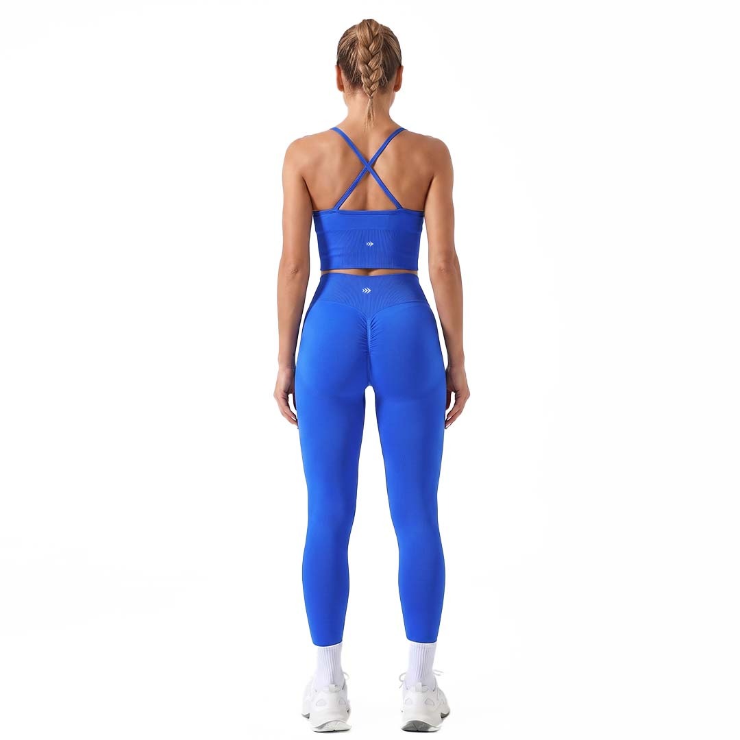 CONJUNTO FITNESS FEMININO  ELECTRIC AZUL -S