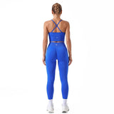 CONJUNTO FITNESS FEMININO  ELECTRIC AZUL -S