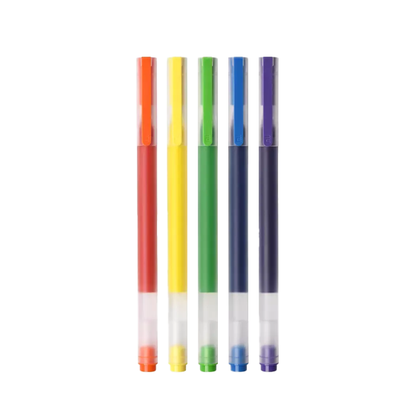 XIAOMI CANETA DE GEL DE ALTA CAPACIDADE 5 PEÇAS