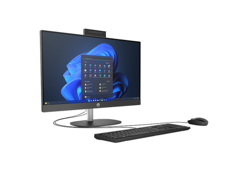 PC AIO HP 23.8" PROONE 240 U7-155U G10 UHD GRAPHICS 8GB 512GB SSD FHD W11P PRETO