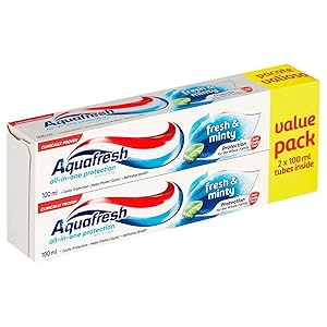 AQUAFRESH 2X100ML FRESH&MINTY (708)