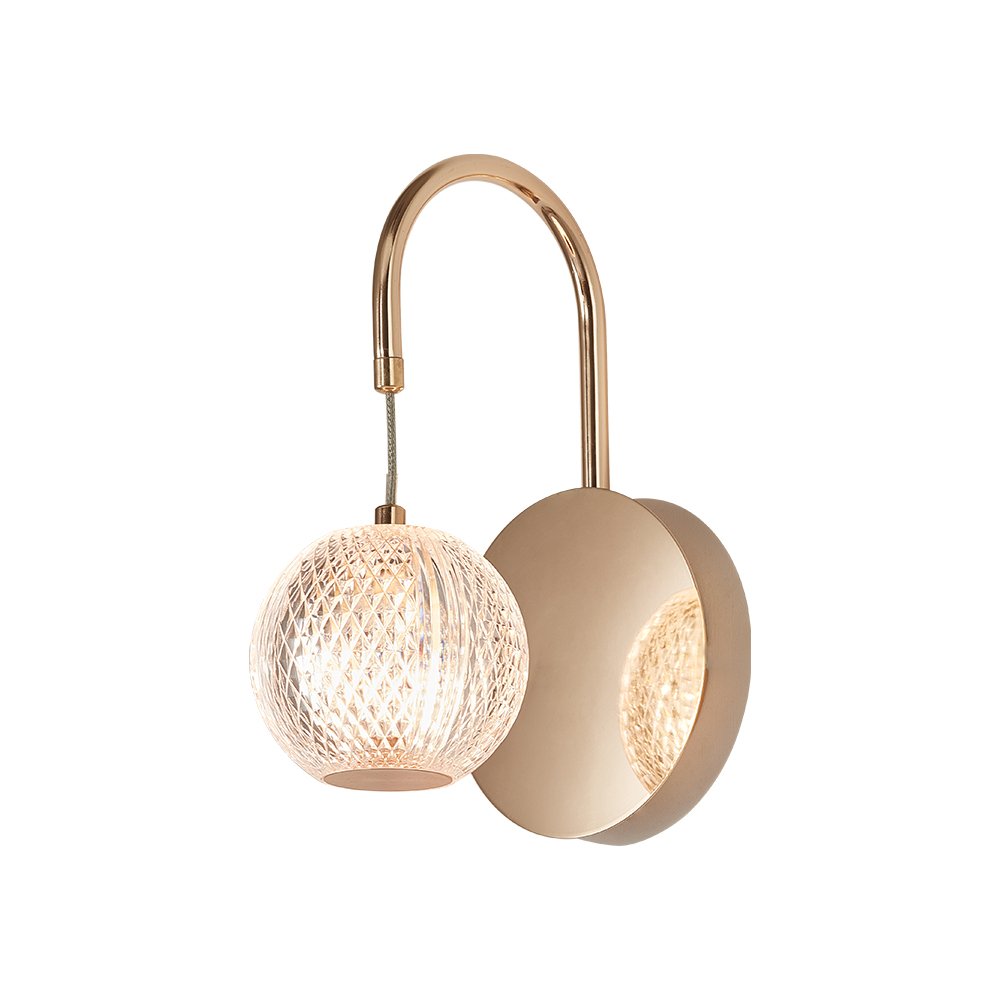 Luminária de Parede Braytron BRY-S001W-1H 1xG9 GLD WALL LIGHT