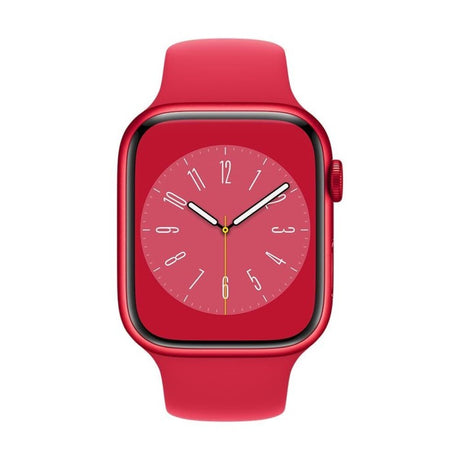 APPLE APPLE WATCH SERIES 8 GPS 45MM (PRODUCT)RED ALUMINIUM CASE MNP43