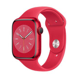 APPLE APPLE WATCH SERIES 8 GPS 45MM (PRODUCT)RED ALUMINIUM CASE MNP43