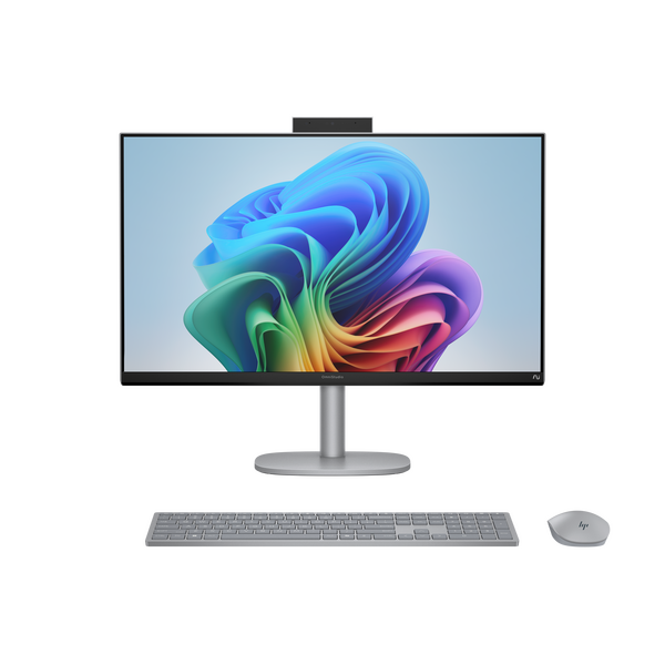 PC AIO HP 27" OMNISTUDIO X U5-210H INTEL GRAPHICS 16GB 512GB SSD FHD W11H TOUCH BRANCO