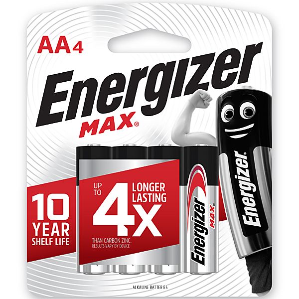 ENERGIZER MAX AA BL 4UN  E91BP4(408)
