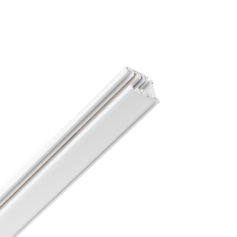 Trilho de Alumínio Braytron 2m Branco para Iluminação LED | Sistema de Trilho