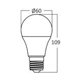 Lâmpada LED Bulbo 12W 1055lm E27 3000K Braytron