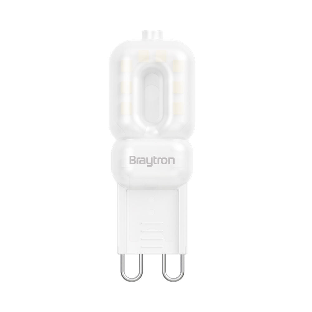 Lâmpada LED G9 3W 3000K 260lm Braytron Dimerizável – Luz Quente